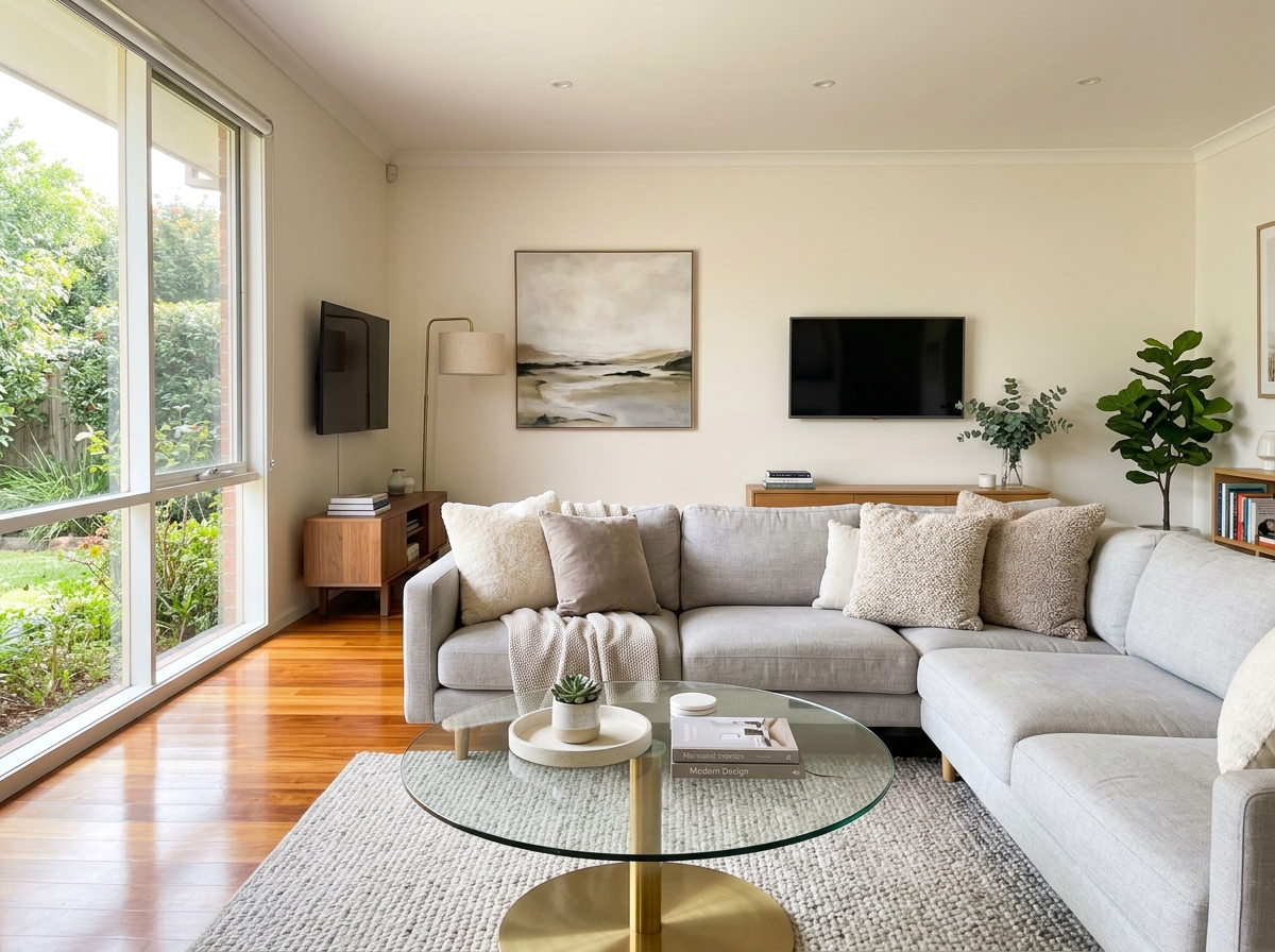 Pristine living room